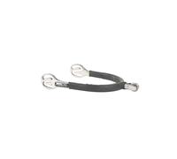Lanières d'éperons pour cheval molette hexagonale femme Metalab Noir M