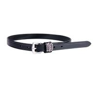Lanières d'éperons pour cheval QHP Lupine Noir Standard