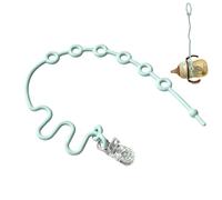 Lanières en silicone de jouets,Silicone Sécurisé et Sûr Poids Léger Réglable | Lanières à clip de poussette et tétine,pour sièges auto, voyages, berceaux, sacs, biberons, et anneau de dentition