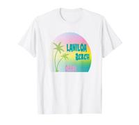 Laniloa Beach, Oahu, Hawaï : Aventure sur la Plage Tropicale T-Shirt Graphique avec Valeur, Homme, Blanc, L
