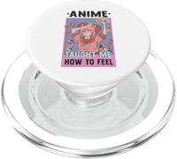 L'anime motivationnel Otaku Anime m'a appris Comment me Sentir PopSockets PopGrip pour MagSafe