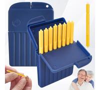 lankai 16 Pièces Anti-Cérumen Pour Prothèse Auditive, Protège-Cérumen Pour Prothèses Auditives, Filtre à Cérumen Pour Appareil Auditif, Portable Anti-cérumen Pour Prothèse Auditive,Pour Auditifs(Bleu)