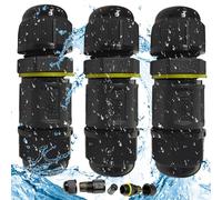 lankai 3 Pièces Connecteurs de Câble Étanches IP68, Manchon de Connexion pour Câble de Terre, Boîte de Jonction Étanche, pour Câble de Diamètre 3-8 Mm, Connecteur de Câble de Jardin Extérieur