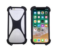 Lankashi Housse Case Cover Etui Coque Soft Silicone Bumper Couverture Protecteur Phone Case pour Konrow Touch 55 Plus 5.5" Black
