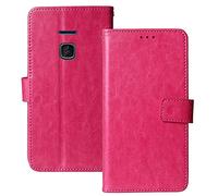 Lankashi Rose Flip Premium Retro Business Support à Rabat Cuir Housse TPU Silicone Coque pour Nokia 225 4G 2.4" Étui Cas Couverture Protecteur Case Portefeuille Cover