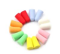 Lankater 50 Paires De Mousse Oreille Plug Bouchons d'oreilles Anti-Bruit Ultra Doux en Mousse Earplugs Couleur Aléatoire