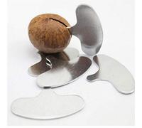 Lankater 5pcs Nut Splitter Noyer Ouvreur, Mini Nutcrackers en Acier Inoxydable Macadamia Noyer Opener Portable Camping Accessoires De Cuisine