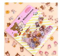 Lankater 80pcs / Papier À Lettres Autocollants Mignon Ours Papier Collant Kawaii Ours Journal Autocollant pour La Décoration Journal Scrapbooking