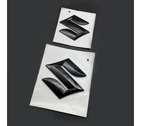 LANKEKE Auto Emblème pour Suzuki Vitara 2018-2023, ABS Logo Emblème Avant Capot Arrière Coffre Badge Autocollant Remplacement Insigne, Emblème carrosserie Auto Décoration Accessoires,O