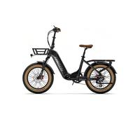 LANKELEISI GOLF-X/GOLFX Tiefeinsteiger City E-Bike Klapprad (Noir)