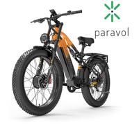 LANKELEISI MG800 MAX VTT électrique tout-terrain à double moteur, 2*1000 moteurs, batterie Samsung 48V 20Ah, 7 vitesses, Orange