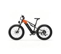 LANKELEISI RV800 Plus Haute Qualité 750W Moteur Bafang VTT Electrique(couleur orange)