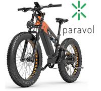 LANKELEISI RV800 Vélo électrique tout-terrain - Moteur Bafang 750 W - Batterie Samsung 20 Ah- Pneus tout-terrain 26*4.0 - Orange