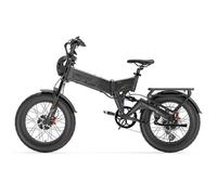 LANKELEISI X3000 MAX 2000W Vélo électrique à double moteur(noir)