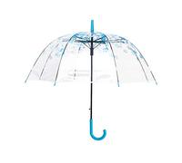 Lanker Transparent Parapluie, Bulle Dôme À Bulles Cage À Oiseaux Bâton Parapluie Coupe-Vent Moitié Automatique Pliable pour Femmes Enfants De Mariage Voyage Party Camping Home Décoration Parapluie