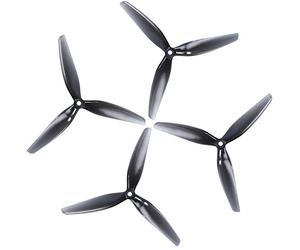 Lanko 2 Paires pour HQ Prop 7X4X3 HéLice 7040 Prop 7 Pouces Accessoires à 3 Lames pour Bricolage TéLéCommande FPV Drone de Course