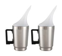 Lanko 2X RéNové Phares Atomisation Coupe + Couvercle D'étanchéIté Rondelle de Voiture Phares RéNové Réparation Outil de Voiture Restaurateur de Lentilles