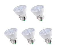 Lanko 5X E27 80 Plante élèvent La Lampe LED Ampoules de Croissance à Lampe Phyto de de Semis pour Plantes Hydroponiques D'Intérieur