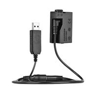 Lanko Batterie Simulée -E8 avec banque d'alimentation DC Adaptateur USB Câble de rechange pour LP-E8 pour appareils photo DSLR 550D 600D 650D 700D