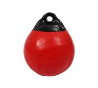 Lanko Boule de défense en PVC haute résistance ronde de pare-chocs à ressort Protection gonflable d'amarrage marine rouge