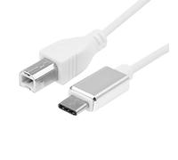 Lanko Câble USB type B Midi un connecteur de type C, câble adaptateur, câble audio de piano