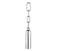 Lanko Cloche en acier inoxydable pour oiseaux, jouet robuste pour perroquets, perroquets gris du Gabon, mini cacatoès