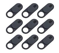 Lanko Diapositive Housse pour appareil photo Web 9 pièces, bloqueur diapositives de la caméra d'ordinateur portable avec trou rond ultra fin pour ordinateur Pro PC