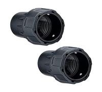 Lanko DWV9000 Lot de 2 connecteurs multifonctions rapides universels pour extracteurs de poussière, tuyaux sous vide, outils et couvercles