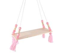 Lanko Étagère murale Nappa suspendue en bois pour enfants, cadre de style nordique rose