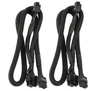 Lanko Lot de 2 câbles d'alimentation VGA PCIE 8 A 8 et 6 pour Supernova G2 G3 G5 P2 T2 GS G + 650 750 850 1000