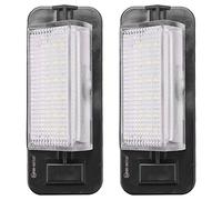 Lanko Lot de 2 éclairages de plaque d'immatriculation 18 LED haute puissance pour E36 318I 328I M3 Blanc