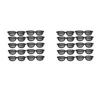 Lanko Lot de 20 lunettes 3D polarisées passives pour TV 3D cinéma 3D réels pour 3D Gaming et TV