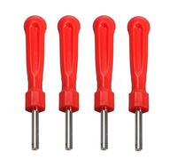 Lanko Lot de 4 tournevis pour retirer le noyau de valve de pneu