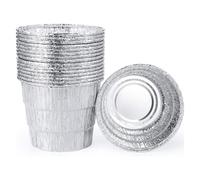 Lanko Lot de 6 revêtements jetables pour seaux de graisse adaptés aux accessoires de barbecue en granulés de bois