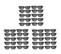 Lanko Lunettes 3D Passives Polarisées 30 Pièces pour TV 3D Cinéma 3D Réels pour Gaming 3D et Cadre TV
