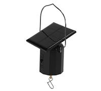 Lanko Moteur de filature à vent Moteur à écran solaire suspendu Moteur à énergie solaire rotatif Crochet rotatif pour hottes à vent