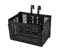 Lanko Panier arrière pliable pour vélo, noir, 31,5 x 22,5 x 20,5 cm / 12,4 x 8,8 x 8,0 pouces (ouvert) Paniers universels pour vélos, stockage de vélos