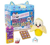 LankyBox Boîte à goûter géante Foxy Surprise - Chaîne YouTube Gaming - Mystery Surprise - 5 surprises amusantes à l'intérieur - Produit officiel
