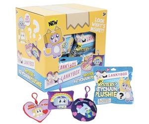 LankyBox Mystery Plush Lot de 18 pinces à collectionner sous licence officielle LankyBox