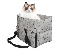 lanliflying Siège de voiture pour animal domestique, réglable, antidérapant, contrôle central, siège pour chat, multi-usage, respirant, lit de transport pour le camping en plein air