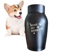 lanliflying Urne funéraire pour animal domestique | Petite urne funéraire souvenir en acier inoxydable avec griffe unique pour cendres pour cendres d'animaux domestiques ou humaines