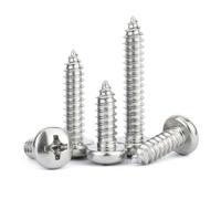 LanMaiXun 100pcs M3.5×16mm Vis auto - taraudeuse à tête en acier inoxydable 304, vis à bois