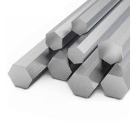 LanMaiXun 2pcs 13mm×500mm Barre hexagonale d'alliage d'aluminium 6061, barre d'aluminium de colonne hexagonale solide