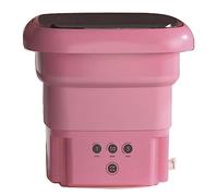 LANMFU Mini machine à laver portable, machine à laver pliable de 6,5 L, avec 3 modes de nettoyage, lavage semi-automatique, machine à laver de voyage avec essorage doux pour chaussettes,