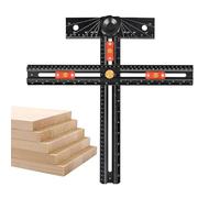 Lanmijia Gabarit pour Poignées d'Armoire - Modèle de perçage en T,Gabarit poignée tiroir et guide perçage - Pour menuisier, rénoveur, entrepreneur, charpentier, bricoleur, cuisine, salle de bain,