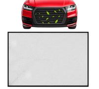 Lanmijia Grille de Calandre Voiture Universelle, Protection Radiateur Anti-Insectes et Pollens avec 4 Crochets, Filet Anti-Poussière pour SUV Camion Camping-Car, Maille de Protection Moteur Discrète