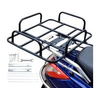 Lanmijia Panier de vélo arrière, 50x40cm Grand Panier de vélo en métal à l'arrière, Charge maximale : 60 kg, Panierde Rangement Arrière de VéloAntirouille de Grande capacité pour Vélo, Véloélectrique