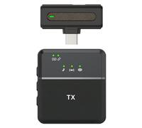 Lanmijia Phone sans Fil | Équipement d'Enregistrement à Réduction de Bruit | Clip Plug and Play pour Smartphone | pour Le Vlogging Vidéo, Le Streaming en Direct, la Caméra, l'Ordinateur, Hommes et