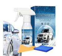 Lanmijia Spray Dégivrant pour Pare-Brise | 120ml Rapide et Accessoires Auto - Spray Dégivreur pour Vitres De Voiture - pour Hiver Fenêtre Véhicule Toit SUV Verre Extérieur Camping Trajet Quotidien
