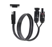 LANMINGLEL Câble Adaptateur Panneau Solaire vers SAE Connecteur, 14AWG Câble D'extension de Connecteur SAE à Connecteurs Solaires Mâle et Femelle,pour Panneaux Solaires Kit de Chargeur de Batterie